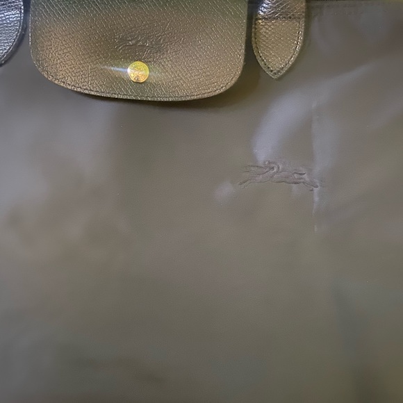 LONGCHAMP MONOCHROM ALL-BLACK Frm TUNISIA GORG Bag LUX RARE GENUINE SLEEK Lrg - Picture 9 of 16